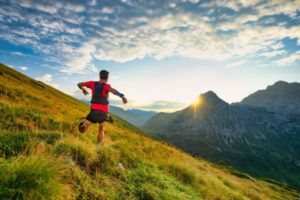 corredor de trailrunning
