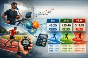 calculadora de tiempos en carrera