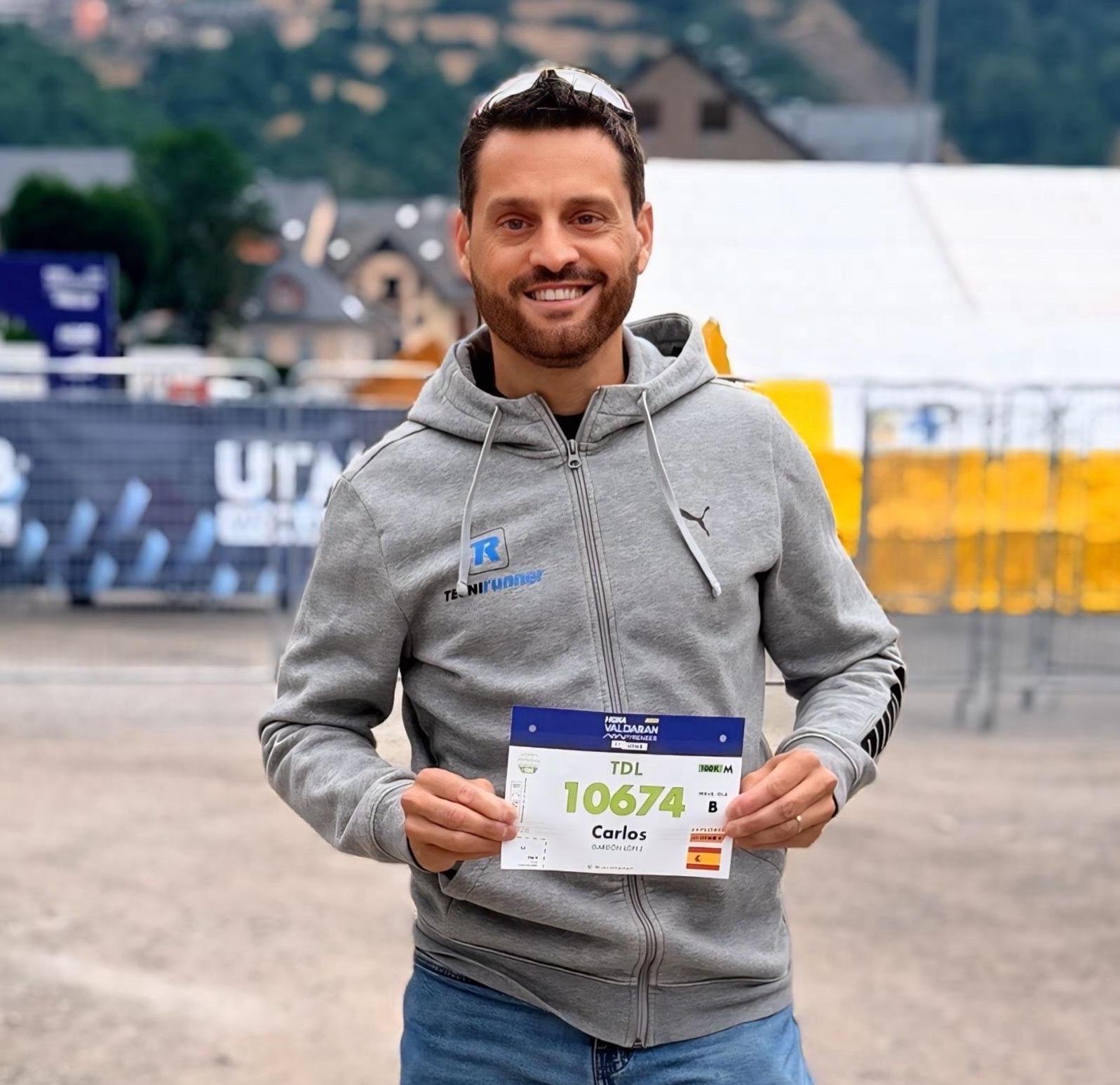 Carlos Gardón, entrenador y fundador de TECNIRUNNER