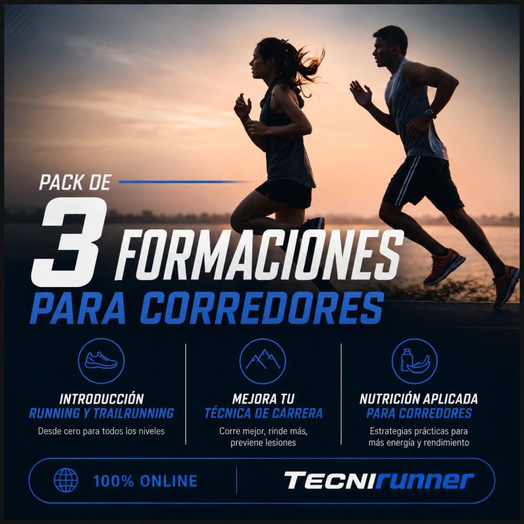 Pack de 3 cursos para corredores